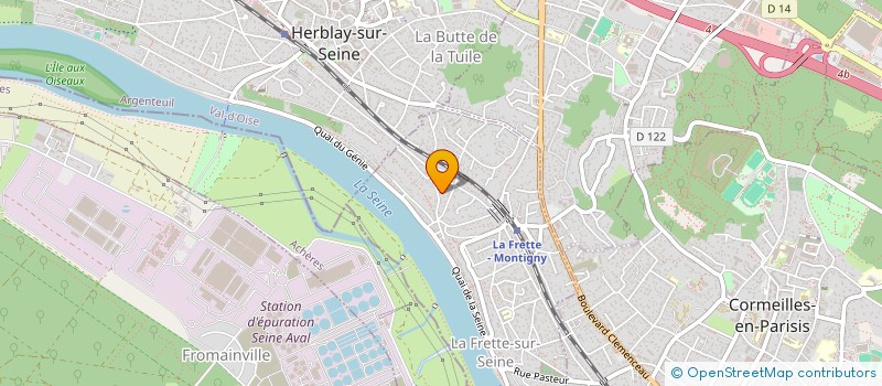 localisation de l'entreprise SARL JOLLY FRERES à LA FRETTE-SUR-SEINE