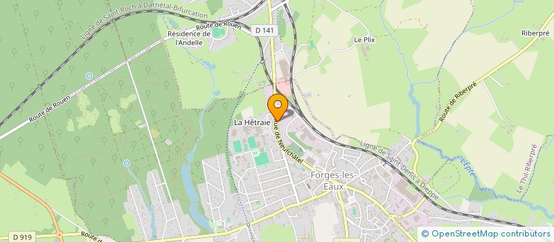 localisation de l'entreprise SARL JOLY à FORGES-LES-EAUX