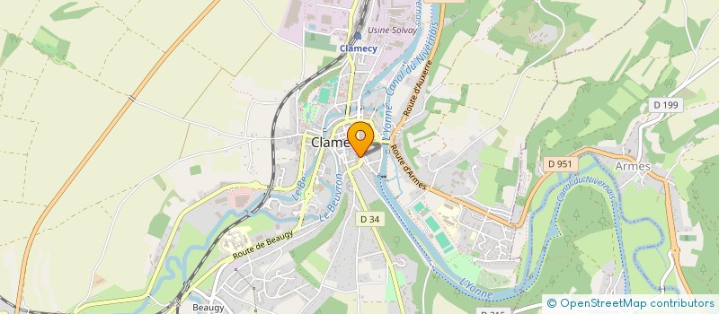 localisation de l'entreprise SARL JOMPIERRE STEIN RENOVATION à CLAMECY