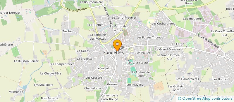 localisation de l'entreprise SARL JONATHAN à FONDETTES