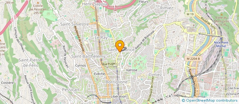 localisation de l'entreprise SARL JORGE T. ANTONIO  NICE