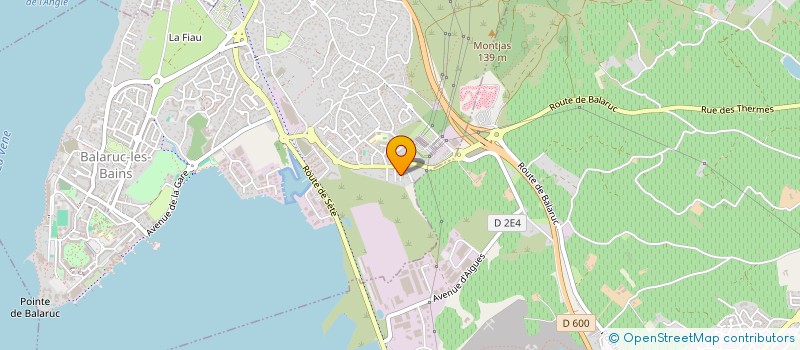 localisation de l'entreprise SARL JORIS  BALARUC-LES-BAINS