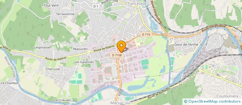 localisation de l'entreprise SARL JOSA 1 à MARSAC-SUR-L'ISLE