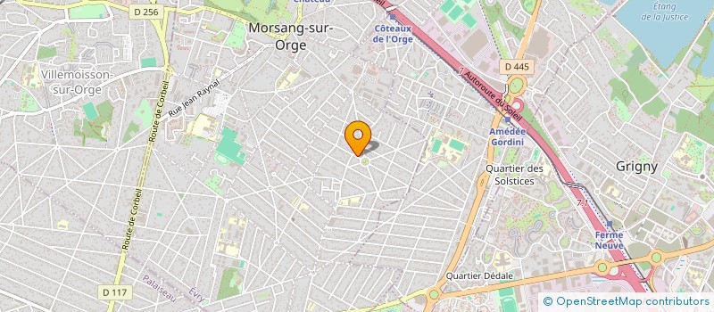 localisation de l'entreprise SARL JOSE MAGALHAES  MORSANG-SUR-ORGE