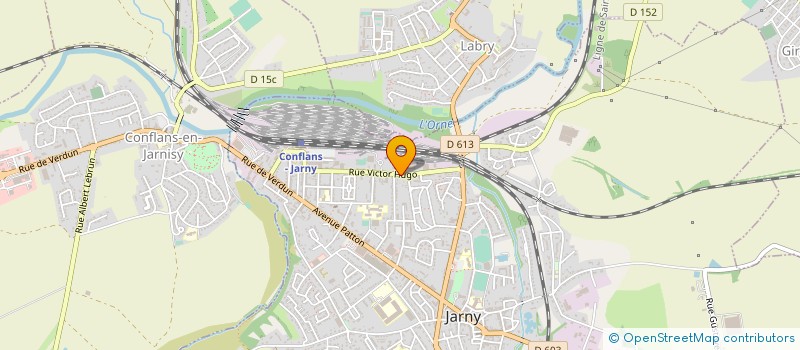 localisation de l'entreprise SARL JOSE VAIRELLES  JARNY