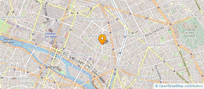 localisation de l'entreprise SARL JOSEPH à PARIS