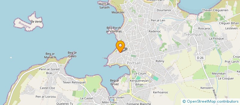 localisation de l'entreprise SARL JOSEPH KERDENIEL  PLOUDALMEZEAU
