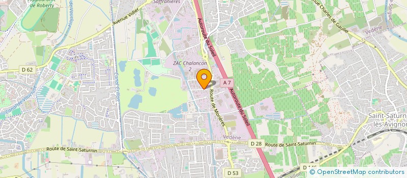 localisation de l'entreprise SARL JOSEPH PRODUITS CHIMIQUES  VEDENE