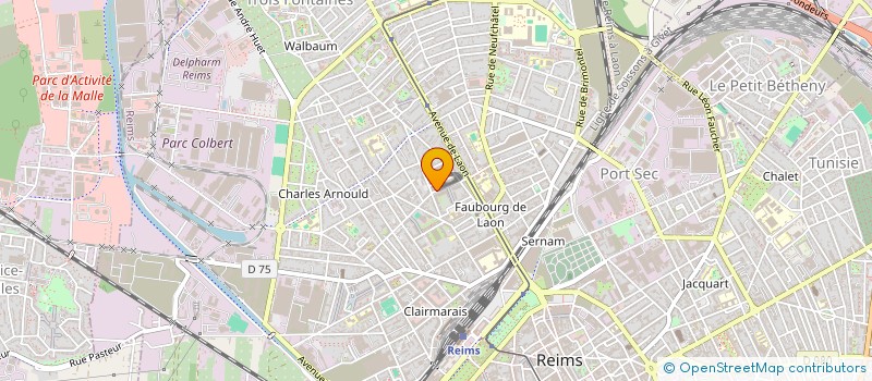 localisation de l'entreprise SARL JOSETTE LOUIS MERE  REIMS