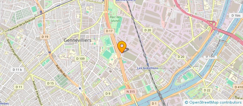 localisation de l'entreprise SARL JOSSELIN FRANCE à GENNEVILLIERS