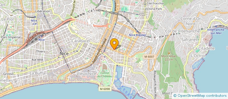 localisation de l'entreprise SARL JOUAD ET MARTIN à NICE