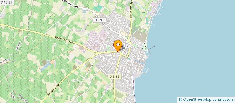 localisation de l'entreprise SARL JOUAN à MARSEILLAN