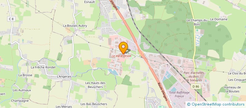 localisation de l'entreprise SARL JOUANIN  VERN-SUR-SEICHE