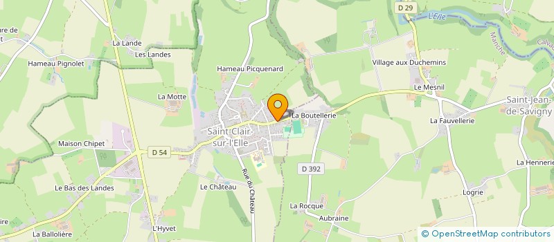localisation de l'entreprise SARL JOUANNE LEFEVRE à SAINT-CLAIR-SUR-L'ELLE