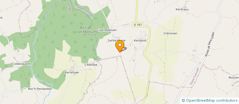 localisation de l'entreprise SARL JOUANNY à SAINT-CONNAN