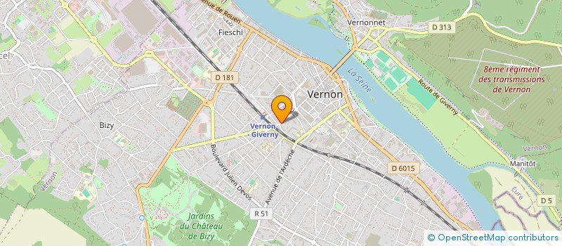 localisation de l'entreprise SARL JOUBEAUX PERE ET FILS à VERNON