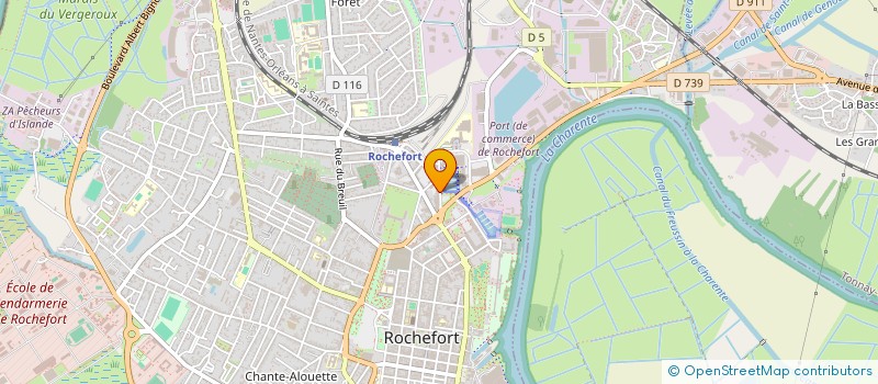 localisation de l'entreprise SARL JOUBEAUX VERNEDAL / ROCHEFORT CBD  ROCHEFORT