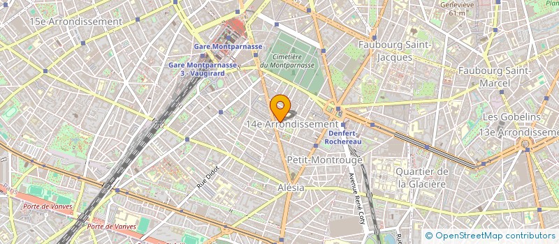localisation de l'entreprise SARL JOUBERT TRAITEUR à PARIS