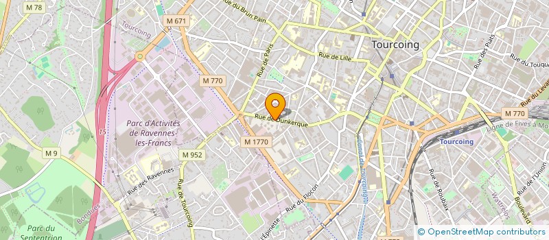 localisation de l'entreprise SARL JOUETS REGIS DEPLANQUE à TOURCOING