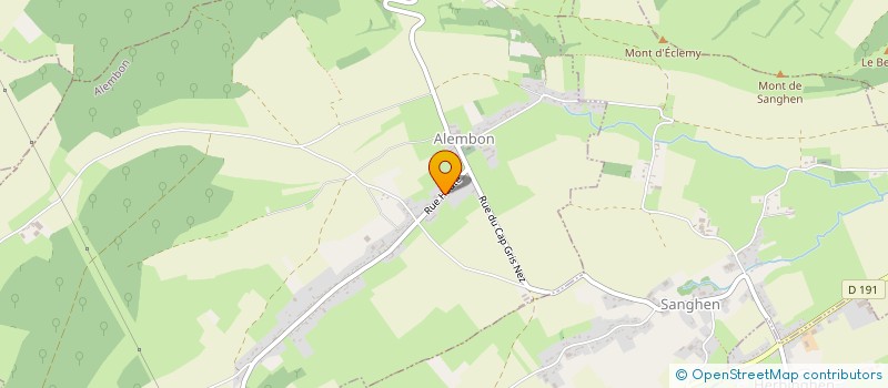 localisation de l'entreprise SARL JOUGLET  ALEMBON