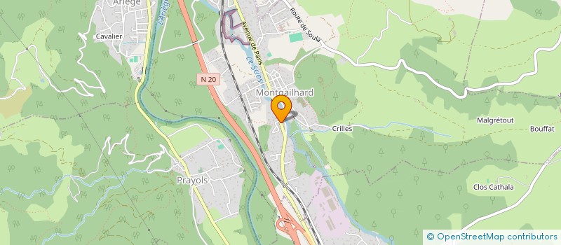 localisation de l'entreprise SARL JOULE ET FILS à MONTGAILHARD