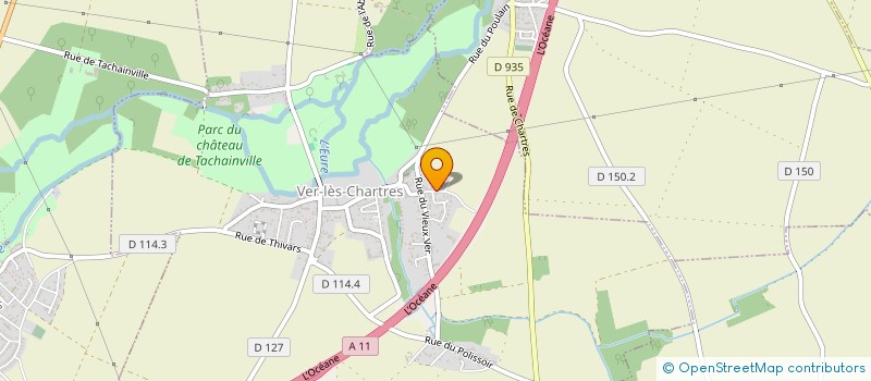 localisation de l'entreprise SARL JOUSSET à VER-LES-CHARTRES