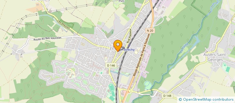 localisation de l'entreprise SARL JOUY à ETRECHY