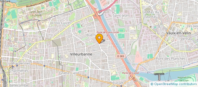 localisation de l'entreprise SARL JOVI à VILLEURBANNE
