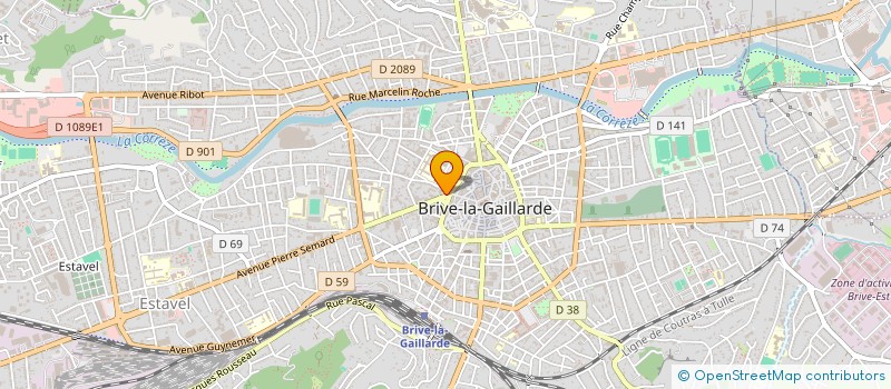 localisation de l'entreprise SARL JOYSTICK  BRIVE-LA-GAILLARDE