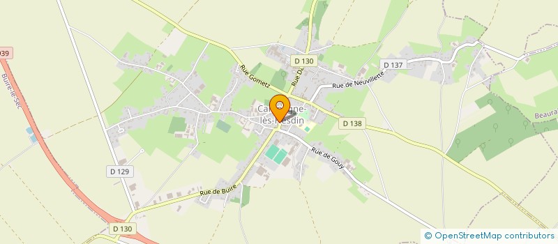 localisation de l'entreprise SARL JP DUVAL à CAMPAGNE-LES-HESDIN