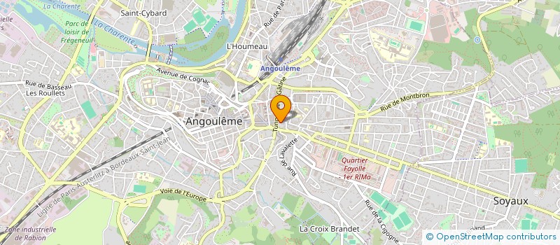 localisation de l'entreprise SARL JP EU BE à ANGOULEME