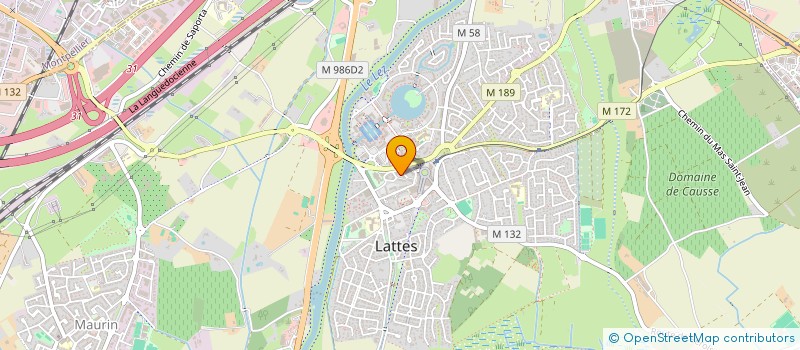 localisation de l'entreprise SARL JP IMMO  LATTES