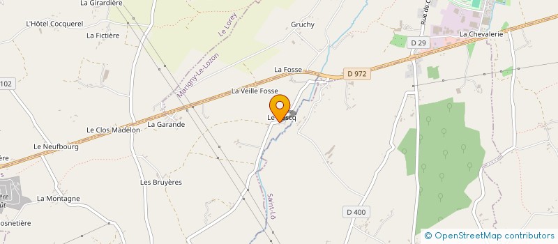 localisation de l'entreprise SARL JP LECAUDEY  CAMETOURS