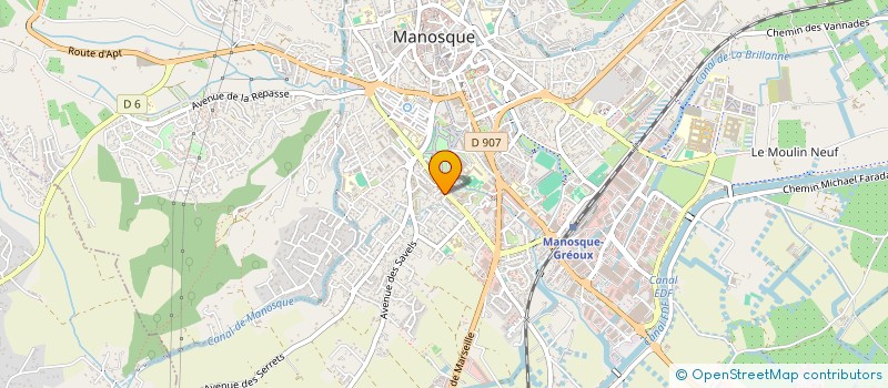 localisation de l'entreprise SARL JPC à MANOSQUE