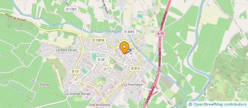 localisation de l'entreprise SARL JPC à PEZENAS