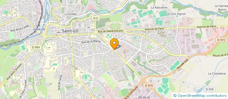 localisation de l'entreprise SARL JPH  SAINT-LO