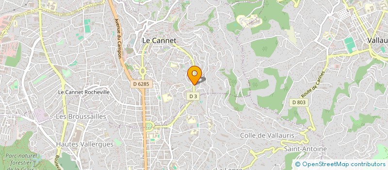 localisation de l'entreprise SARL JPH SERVICES à LE CANNET