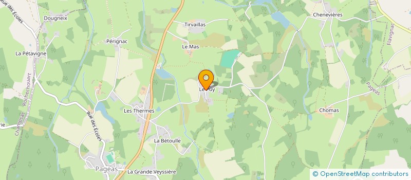 localisation de l'entreprise SARL JPM DUMUR à CHALUS