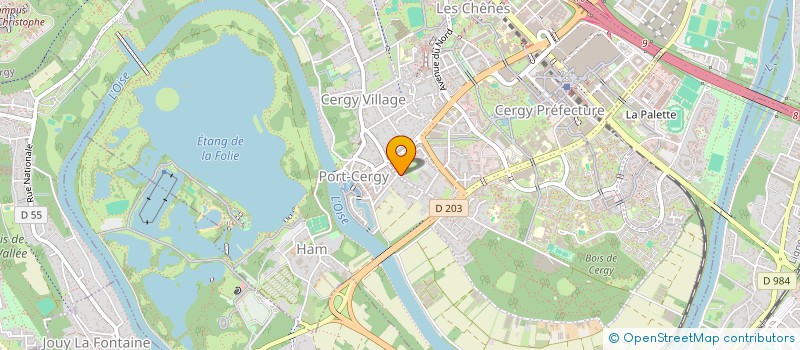 localisation de l'entreprise SARL JPME VEXIN  CERGY