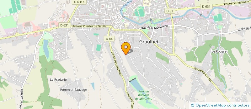 localisation de l'entreprise SARL JPP AMUSEMENTS à GRAULHET
