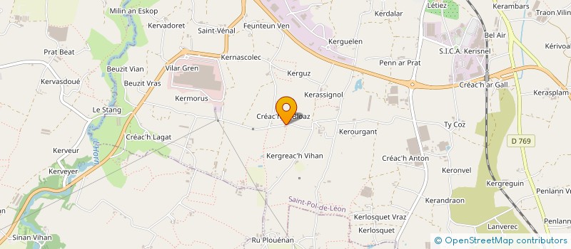 localisation de l'entreprise SARL JPR à SAINT-POL-DE-LEON