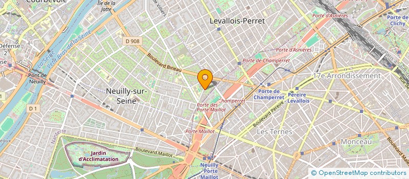 localisation de l'entreprise SARL JPR à NEUILLY-SUR-SEINE