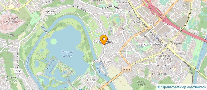 localisation de l'entreprise SARL JS ALLIANCE  VAUREAL