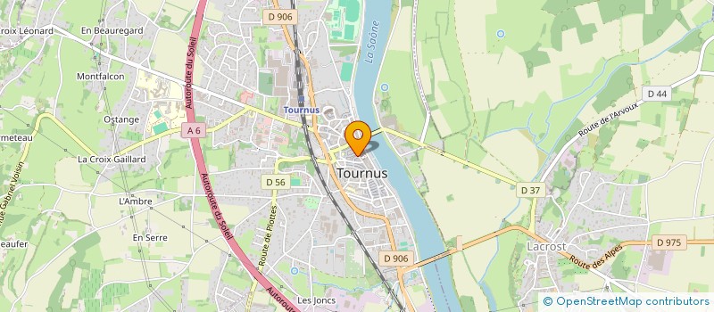 localisation de l'entreprise SARL JS SPORT à TOURNUS