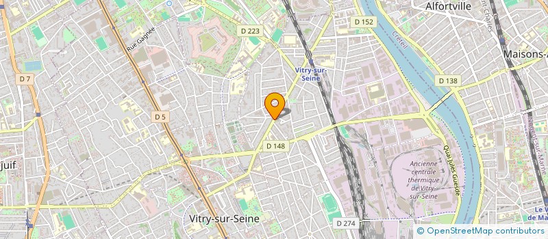 localisation de l'entreprise SARL JUAN GAILLOT ET CIE à VITRY-SUR-SEINE