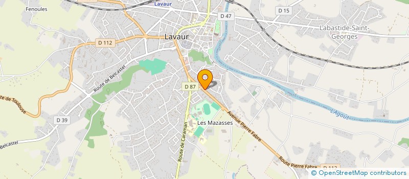 localisation de l'entreprise SARL JUAN PERE ET FILLE  LAVAUR