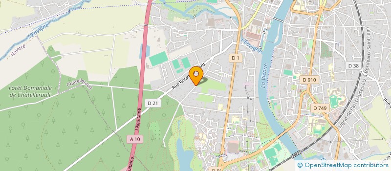 localisation de l'entreprise SARL JUCQUOIS ROBERT  CHATELLERAULT