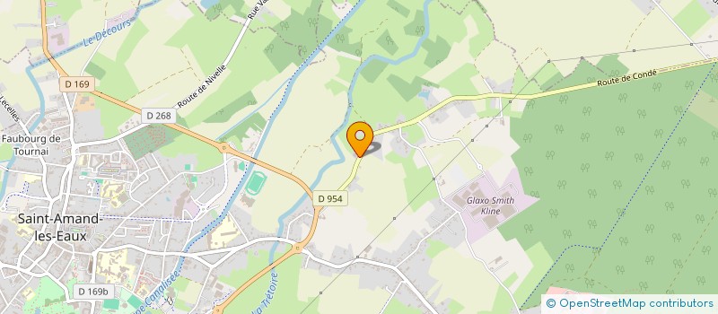 localisation de l'entreprise SARL JUDO ET DISCIPLINES ASSOCIEES à SAINT-AMAND-LES-EAUX