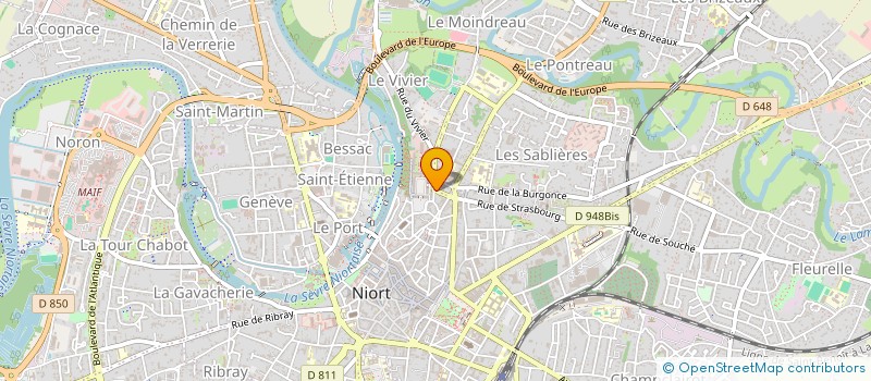 localisation de l'entreprise SARL JUILLET à NIORT