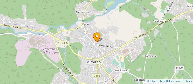 localisation de l'entreprise SARL JULA  MIMIZAN